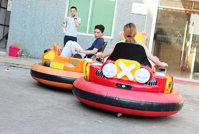 adults bumper car rides