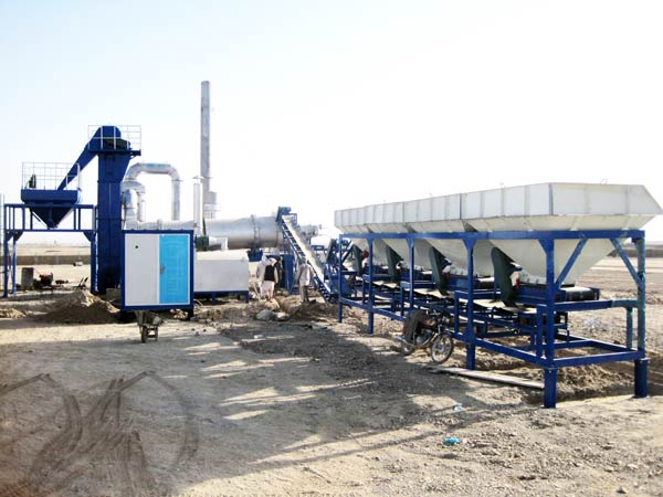 mobile asphalt drum plant