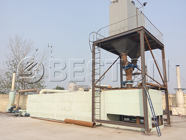 BLL-30 contiunous plastic waste pyrolysis plant