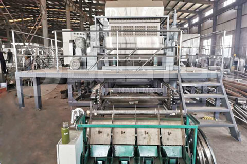 BTF-4-8 Automatic Egg Tray Equipment with Metal Drying System