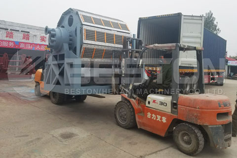 Shipment of Automatic Egg Tray Machine to Egypt